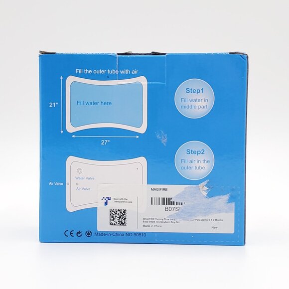 MAGIFIRE Tummy Time Baby Water Mat Infant Inflatable Play Mat for 3 to 9 Months - Picture 3 of 5